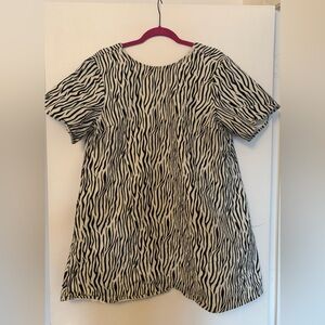 Zebra Print Women's Dress